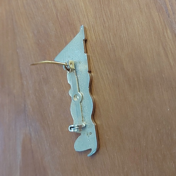 Avon Gold Tone Script Pin/Brooch - Picture 4 of 4